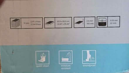 Photo of free Luxury Vinyl Floor Tiles 32.9 x 65.9 cm, light/dark grey. (Salt ST18) #2