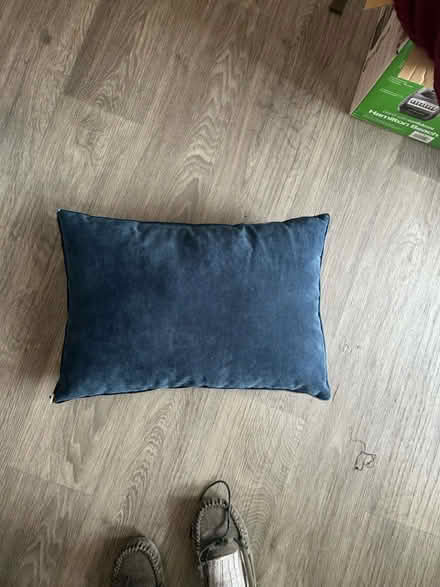 Photo of free Small Navy couch pillows (Concord Mills) #2