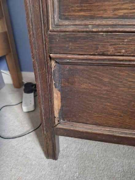 Photo of free Oak chest of drawers (Combe Down BA2) #3