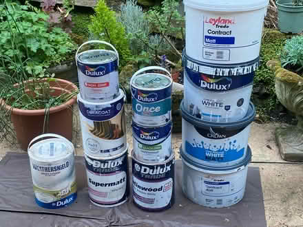 Photo of free Various White paints, emulsion, gloss & exterior masonary (Trennick TR1) #1