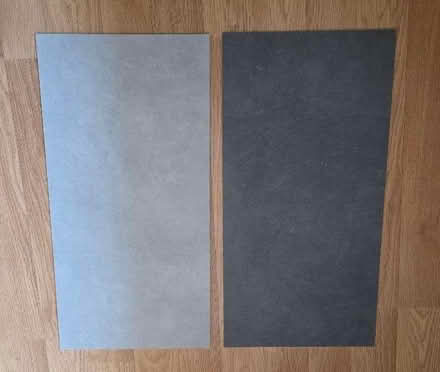 Photo of free Luxury Vinyl Floor Tiles 32.9 x 65.9 cm, light/dark grey. (Salt ST18) #1