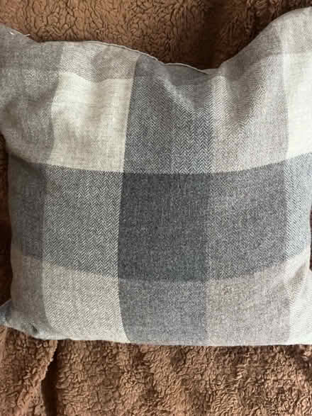 Photo of free Big soft feather filled cushion (Sidlesham) #1
