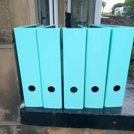 Photo of free 5 x Lever Arch Files (Wyke, BD12) #1