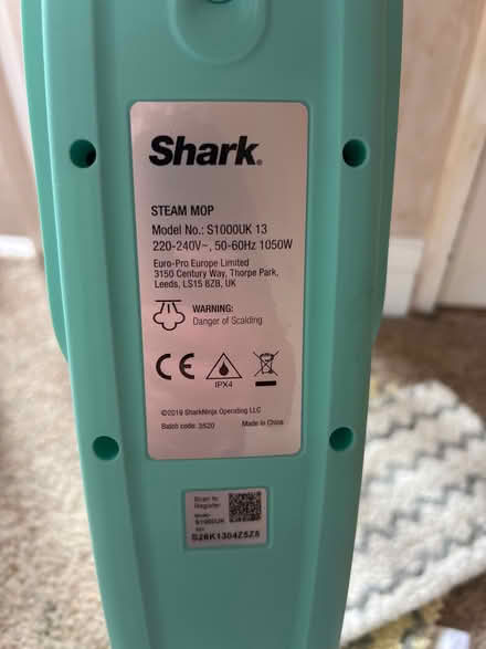 Photo of free Shark Steam Mop (Croham CR2) #2
