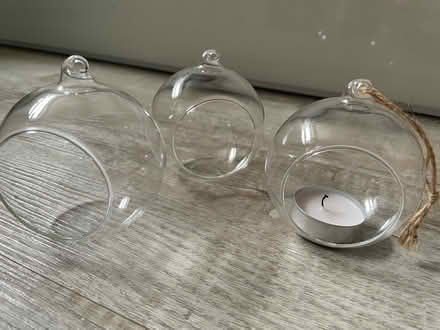 Photo of free Glass baubles for candle or air plant (Warden Hill GL51) #1