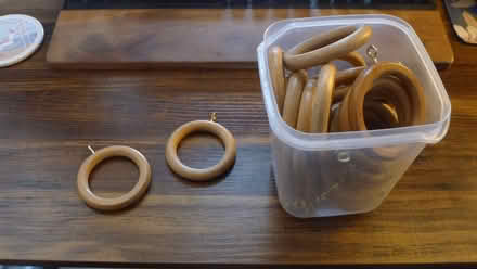 Photo of free wooden curtain rings (Oxford OX4) #1
