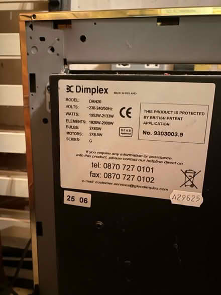 Photo of free Dimplex Electric fire (OX4 Iffley) #3