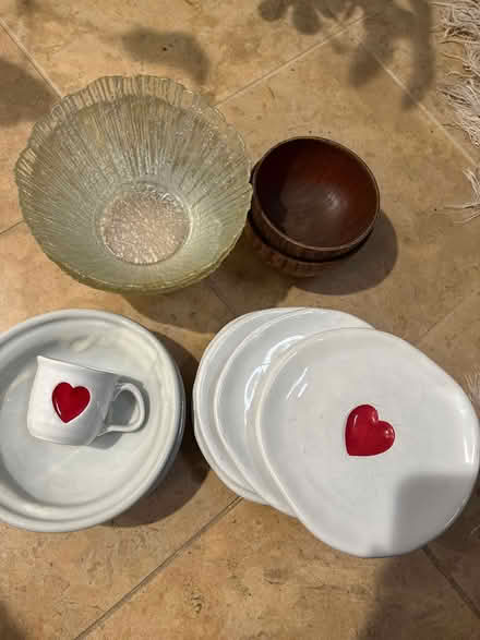 Photo of free Glass Bowls n bread plates (Near Rancho San Antonio Park) #1