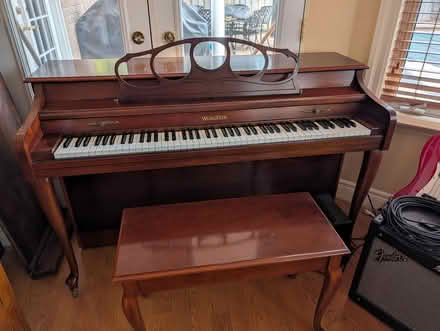 Photo of free Wurlitzer piano with full keyboard (Unionville) #3