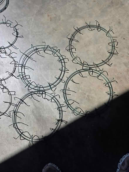 Photo of free wire wreath forms (Ravenna/Bryant) #2