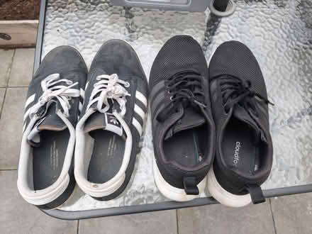 Photo of free 2x adidas Men's Trainers - Size 10 (Ilford IG1) #2