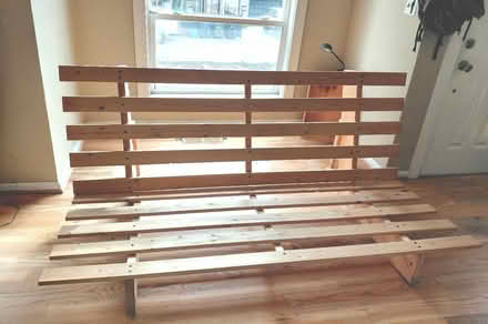 Photo of free Queen size futon frame (NW Bend) #1