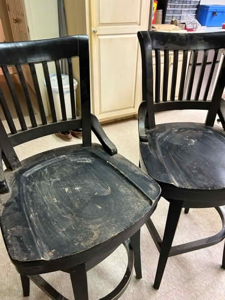 Photo of free solid wood counter height stools (McLean near Spring Hill Road) #1