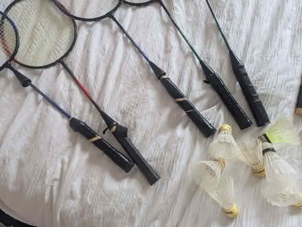 Photo of free 6 x badminton rackets and shuttlecocks (Bingham NG13) #2