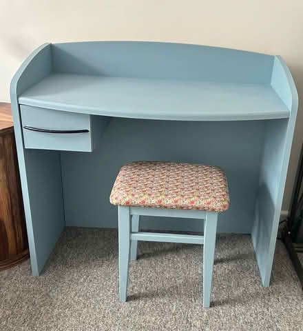 Photo of free Blue dressing table (Priory park SO31) #1