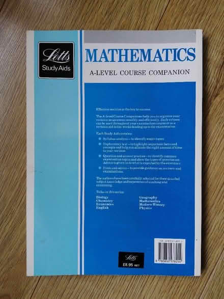 Photo of free Maths A level course book. (Rainham Mark ME8) #2