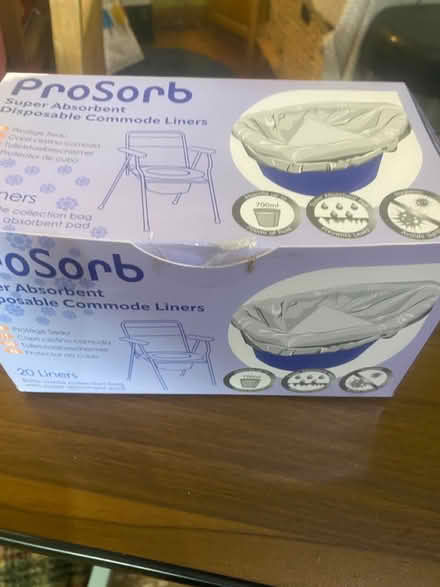 Photo of free Commode liners (GU31 Chithurst) #1