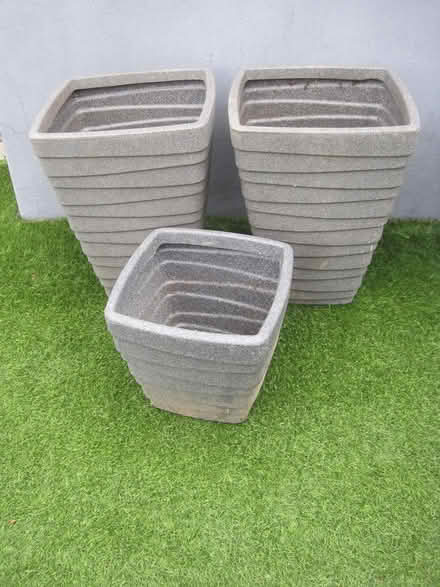 Photo of free Three stone effect pots (Plymouth Crownhill PL6) #1