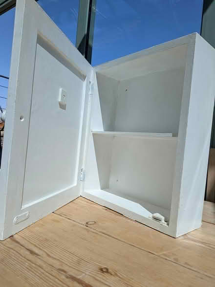 Photo of free Small wooden bathroom cabinet (Bridport, DT6) #3