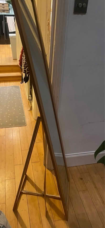 Photo of free Long Tall Mirror w wood frame (BN2) #4