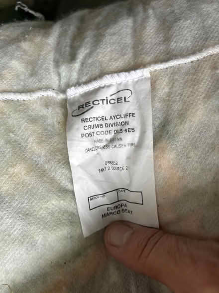 Photo of free 2 large cushion filling (Brockley SE4) #2