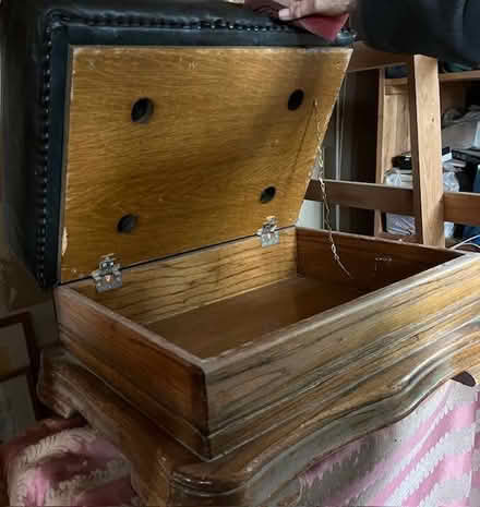 Photo of free Padded footstool box (West Bergholt CO6) #1