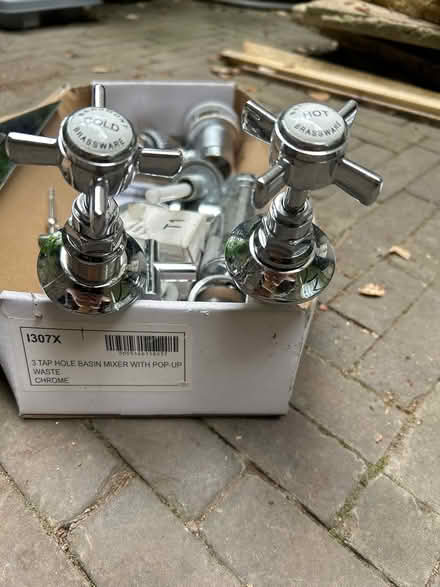 Photo of free Unused chrome taps, shower head etc (Tooting Bec/Balham SW17) #3