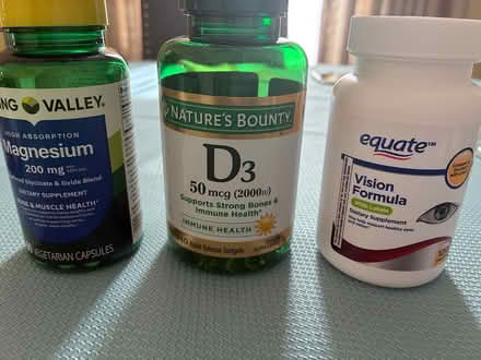 Photo of free Vision, Magnesium or Vitamin D3 (48073) #1