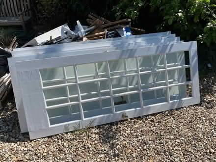 Photo of free Wooden doors x2 glazed (Wootton OX1) #1