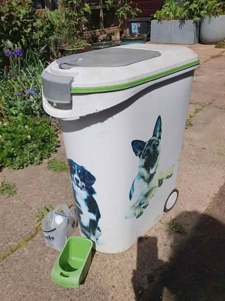 Photo of free Large dog food bin on wheels (Tlehurst RG30) #1