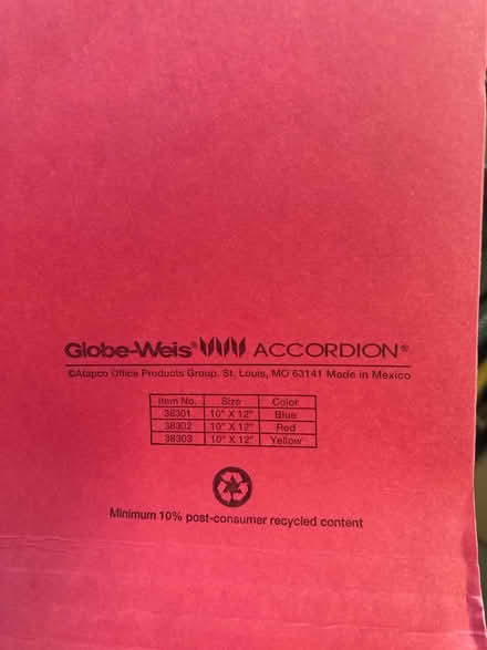 Photo of free Two accordion files (Waltham ma) #2