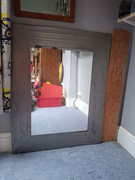 Photo of free Lovely large metal framed mirror (Stroud GL5) #1