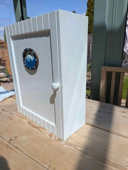 Photo of free Small wooden bathroom cabinet (Bridport, DT6) #2