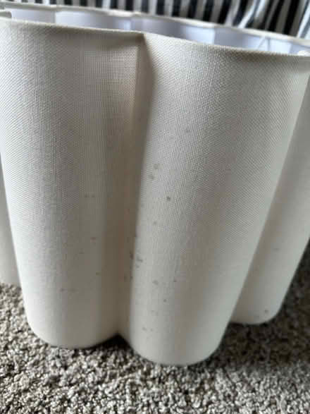 Photo of free Cream scalloped light shade (S41) #2