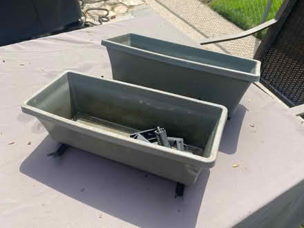 Photo of free Railing planter boxes with hardware (Skokie) #1