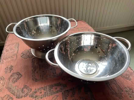 Photo of free Two large aluminium colanders (Lichfield WS13) #1