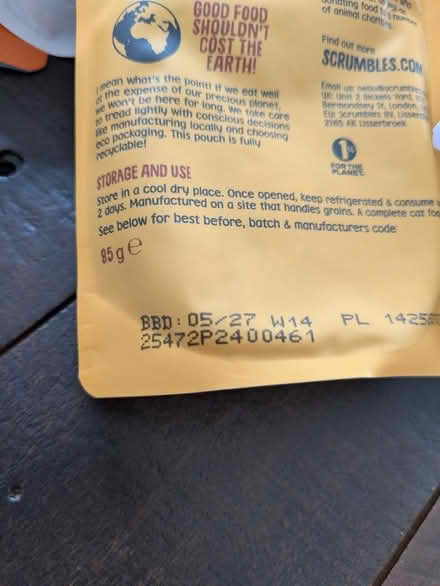 Photo of free Scrumbles cat food (Nottingham) #3