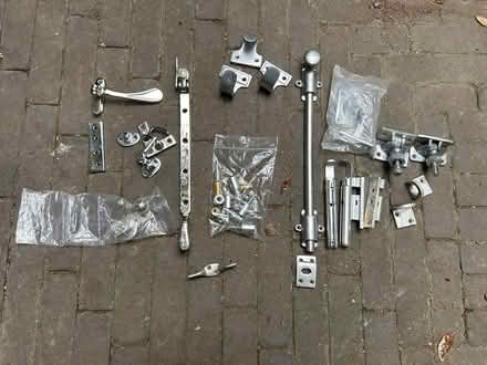 Photo of free Various window chrome furniture (Tooting Bec/Balham SW17) #1