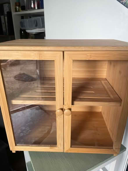 Photo of free Wooden bread bin (Garston WD25) #1