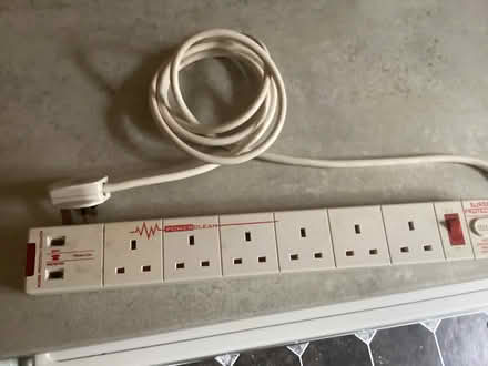Photo of free 6 Way Extension Plug Surge Protected (Plean FK7) #1