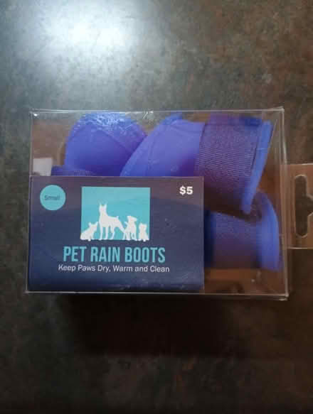 Photo of free Yellow and/or blue dog boots/shoes (Charlottesville, Near Pen Park) #2