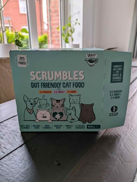 Photo of free Scrumbles cat food (Nottingham) #1