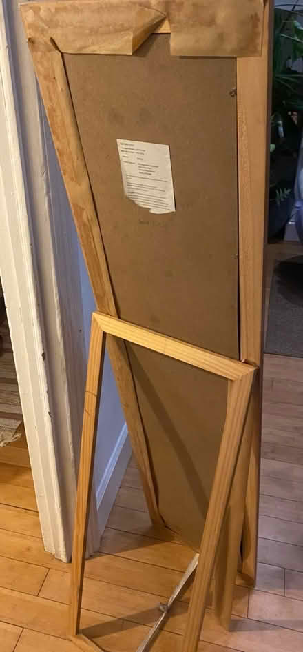 Photo of free Long Tall Mirror w wood frame (BN2) #3