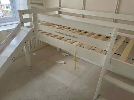 Photo of free Child’s mid sleeper bed with slide (Marston OX3) #1