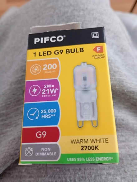 Photo of free G9 bulb (L14 Dovecot) #1