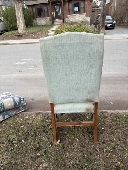 Photo of free Wood chair - fabric seat and back (Civic Hospital near Hintonburg) #3