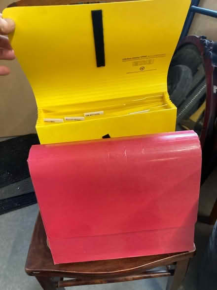 Photo of free Two accordion files (Waltham ma) #1
