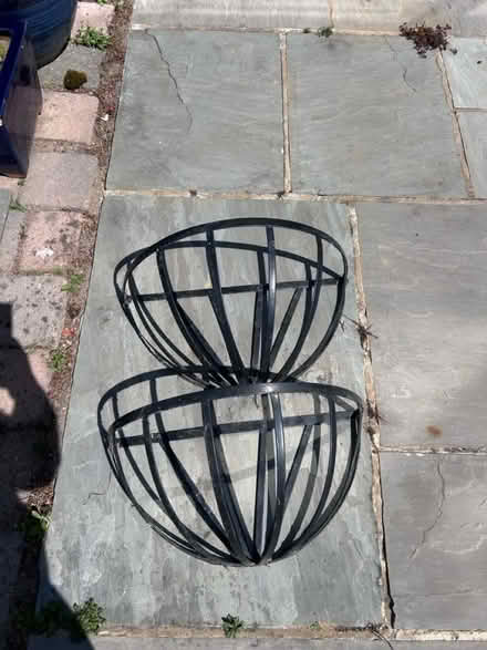 Photo of free Two wall metal baskets (Pagham PO21) #1