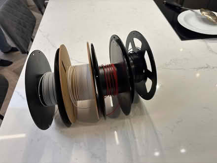 Photo of free 4 empty 3D printer spools (Morley LS27) #1