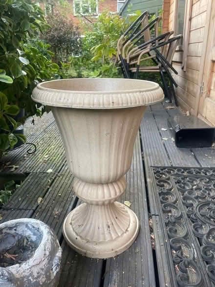 Photo of free Plastic Urn plant pot (Garston WD25) #1